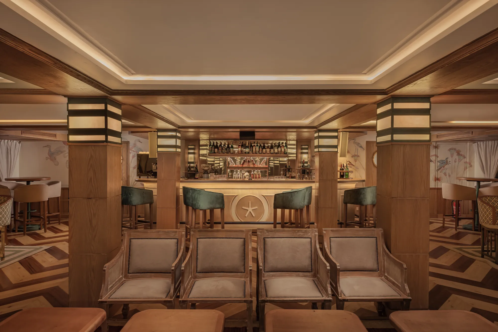 Lounge aboard the MS DWA Nile Cruise Nile cruise